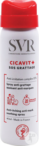 SVR Cicavit+ SOS Grattage Spray Anti-Grattage Apaisant Anti-Marques Flacon 40ml