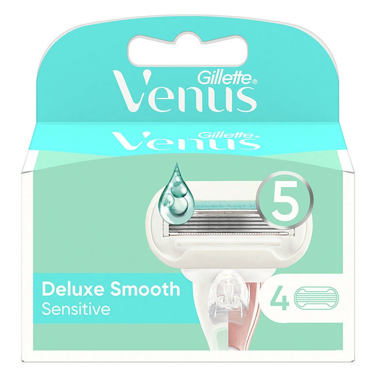 Venus Deluxe Smooth Sensitive Razor Blades 4pcs