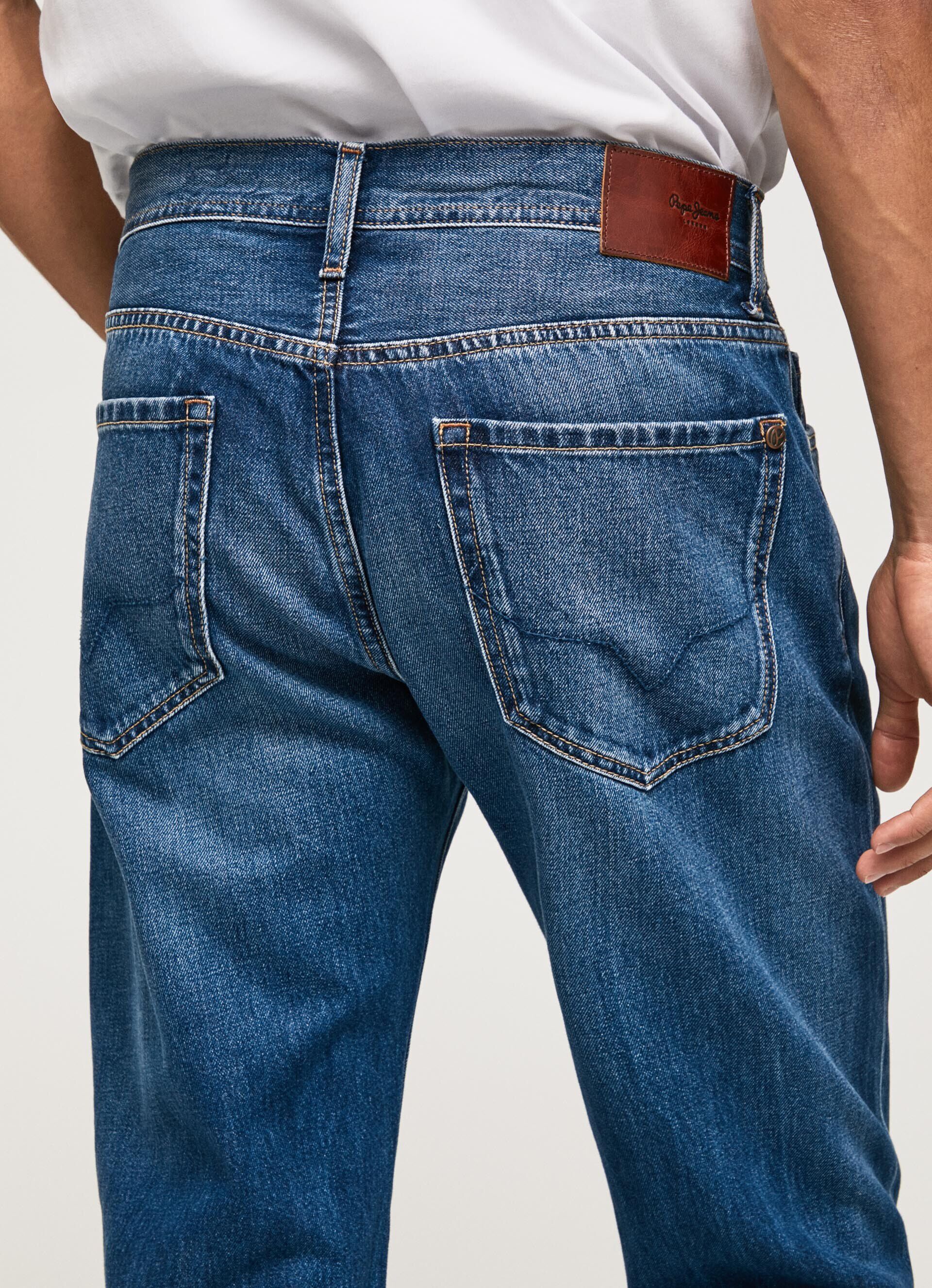JEAN PENN FIT RELAXED TIRO CAÍDO - denim