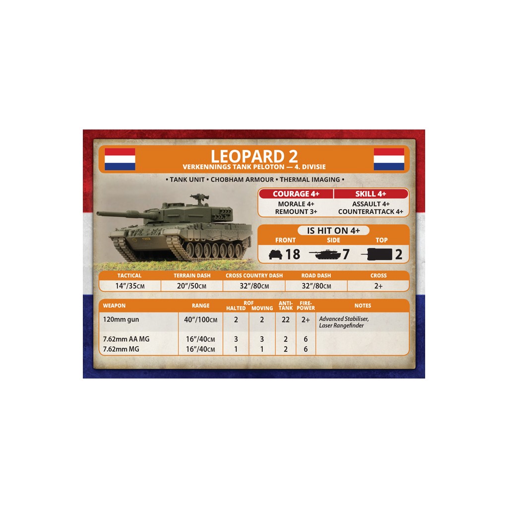Team Yankee - Dutch Leopard 2 Tank Platoon