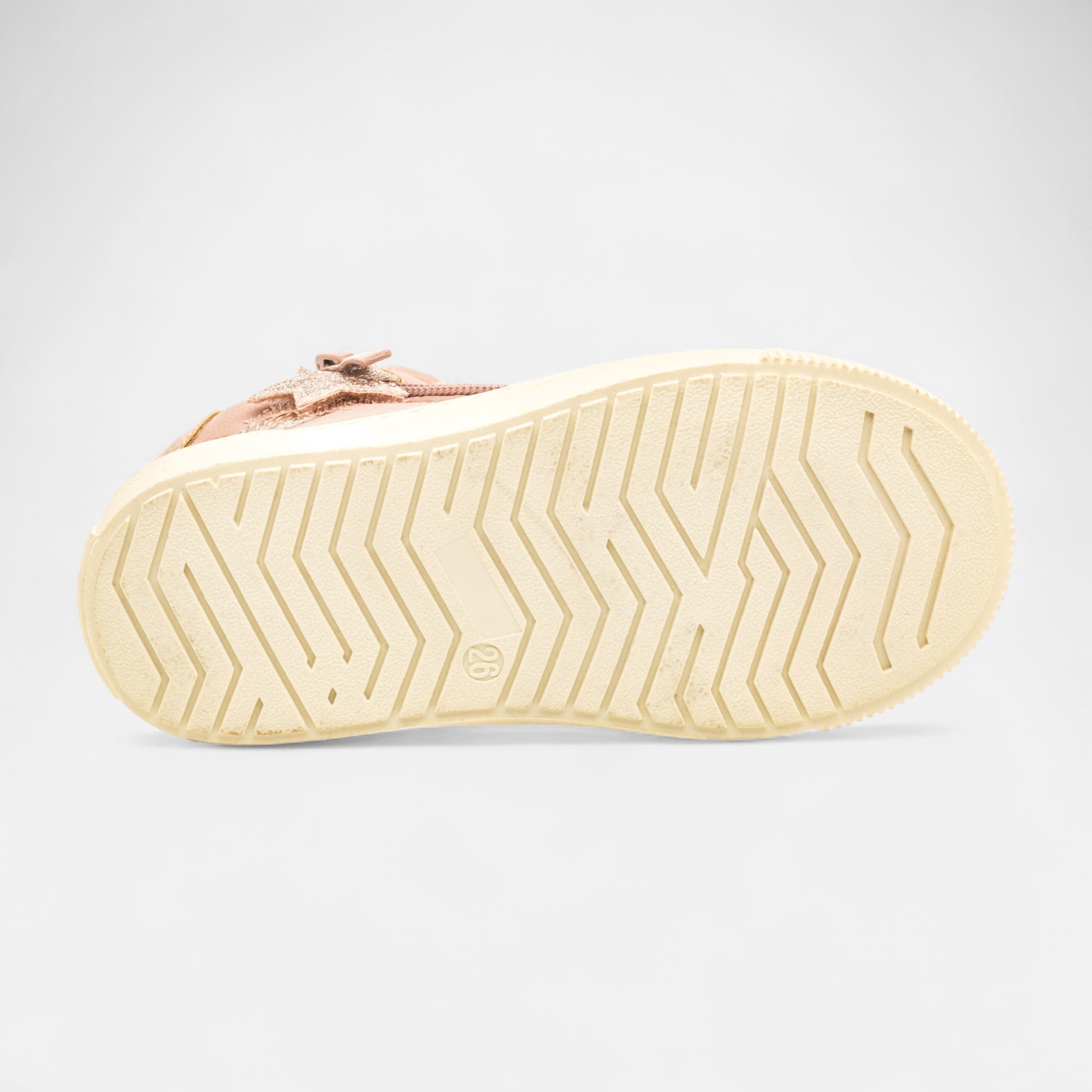 Baskets hautes Fille rose