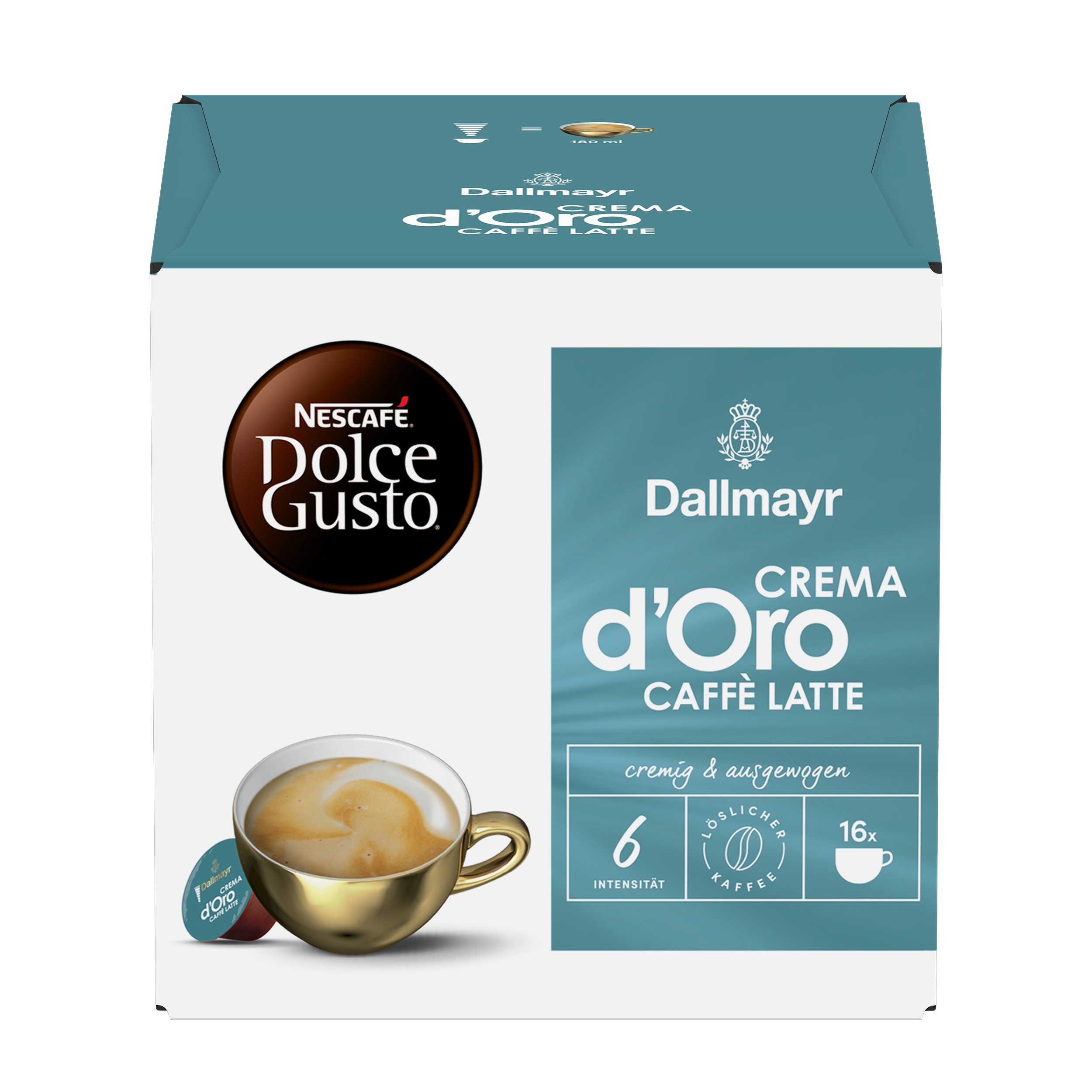 Nescafé Dolce Gusto Dallmayr Crema d'Oro Caffé Latte