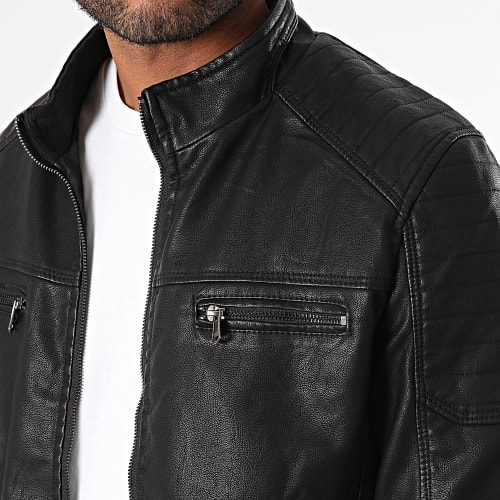 Veste Biker Noir