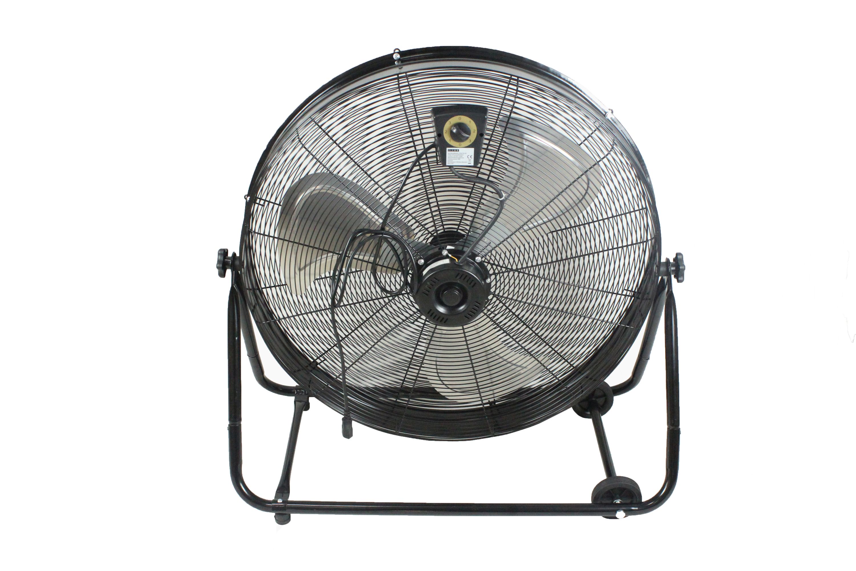 Bodenventilator 76 cm schwarz