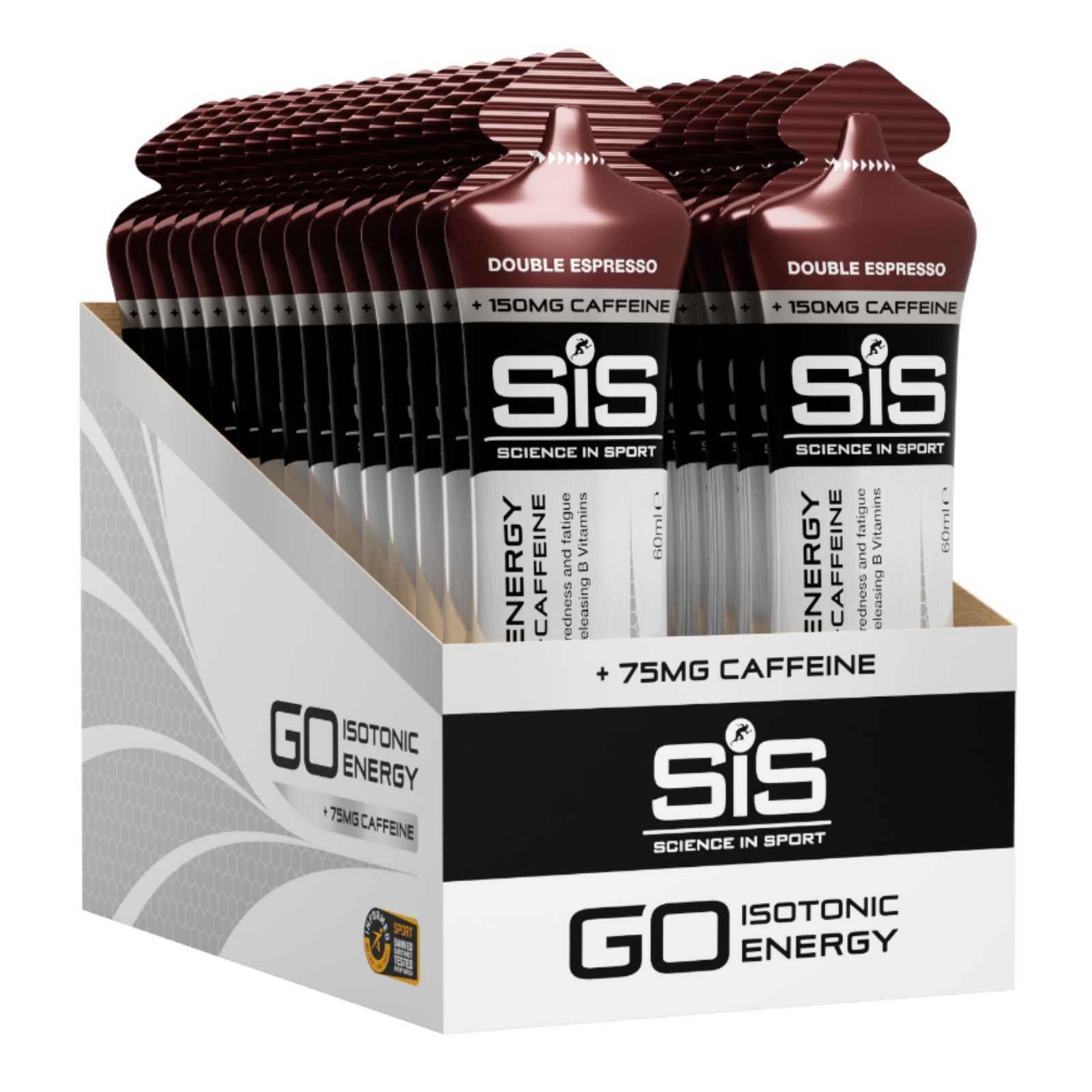 Gel de cafeína Science In Sport 60 ml