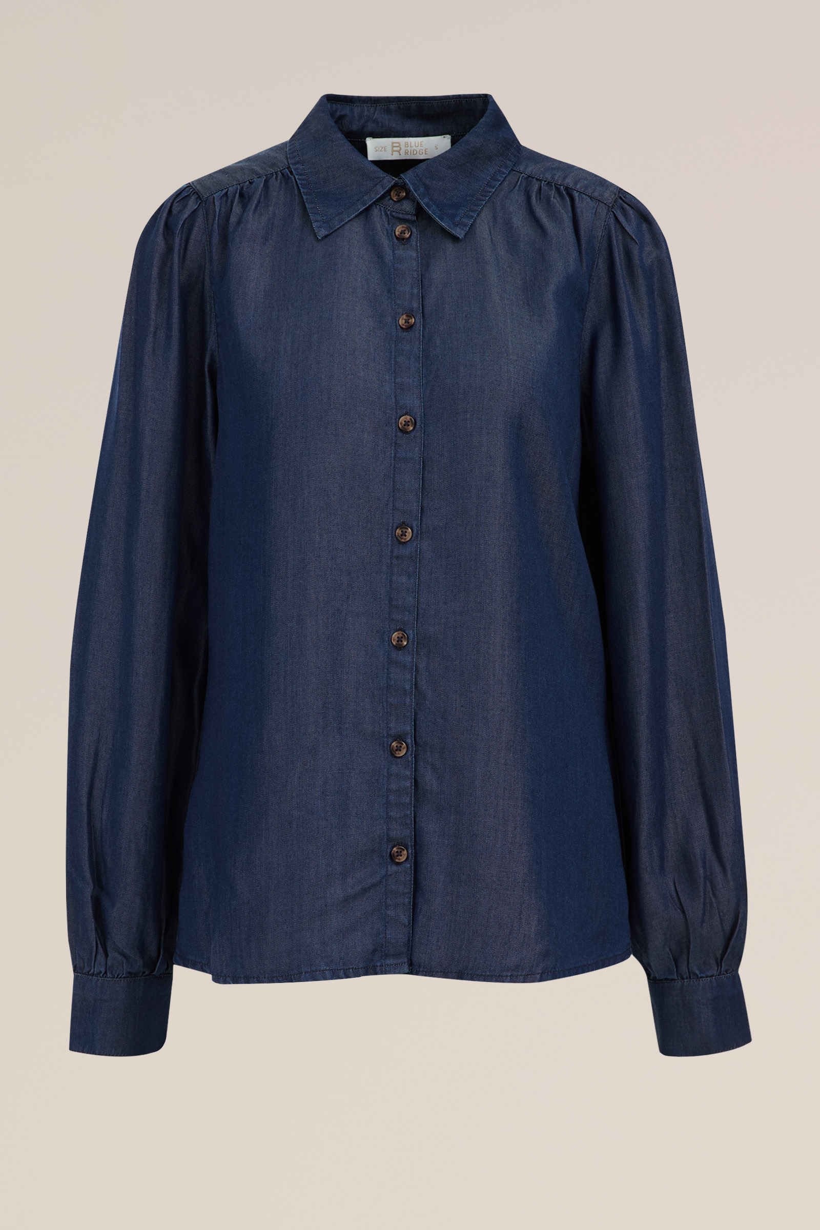 denim blouse Blue Ridge Donkerblauw