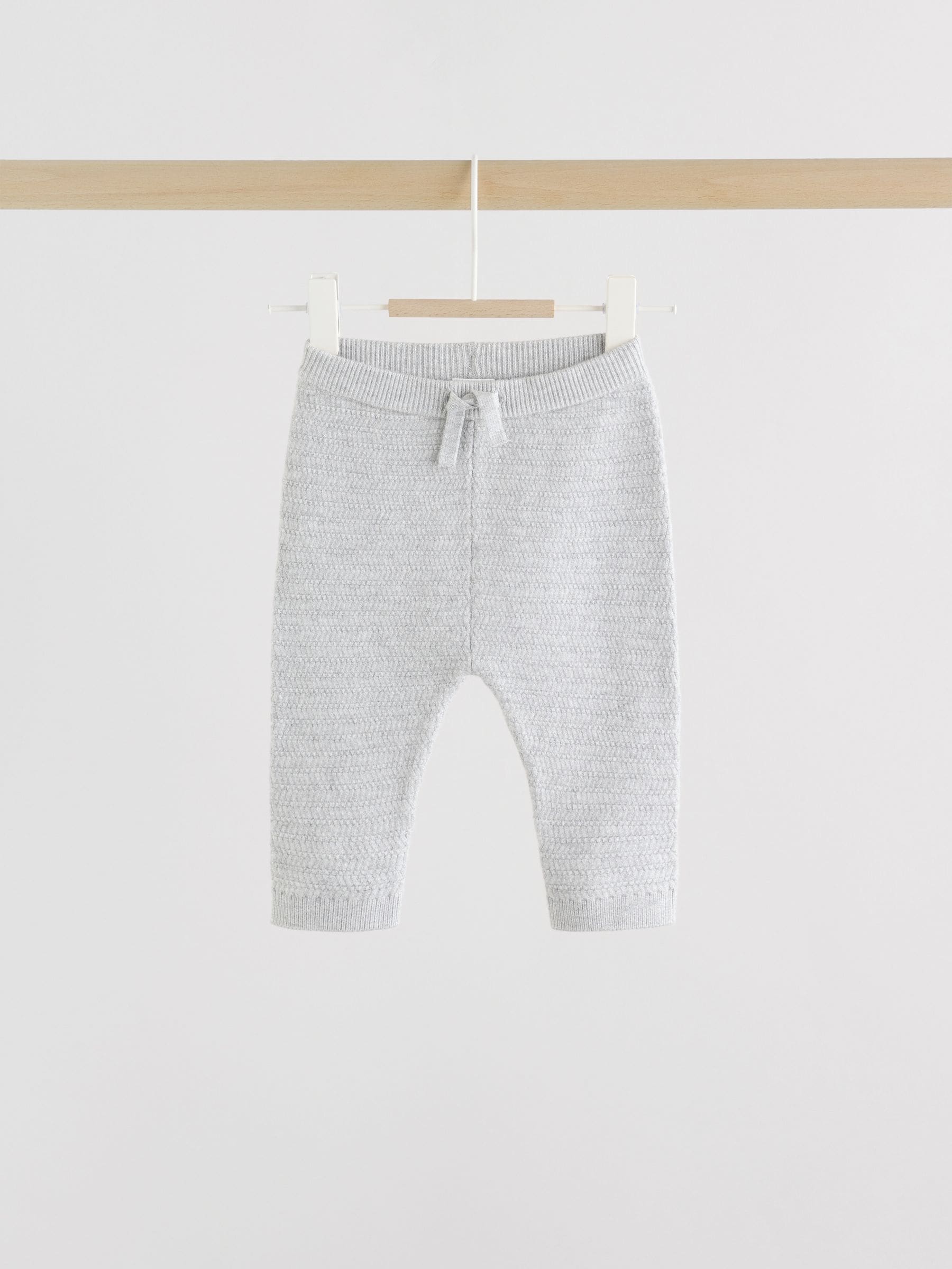 Grijs - Babyset met gebreide trui en legging (0mnd-2jr)