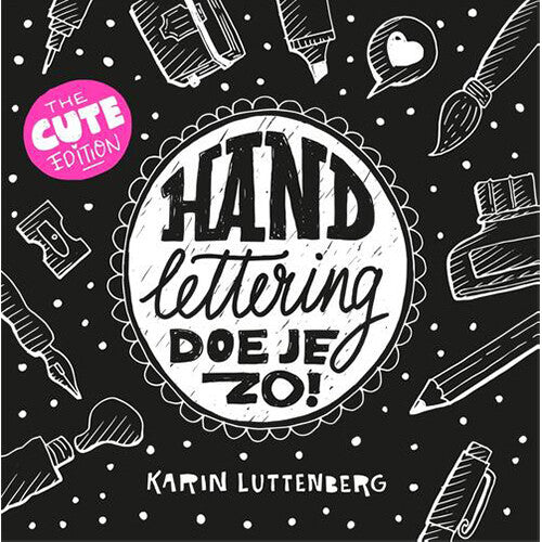 Uitgeverij moon handlettering doe je zo - cute edition