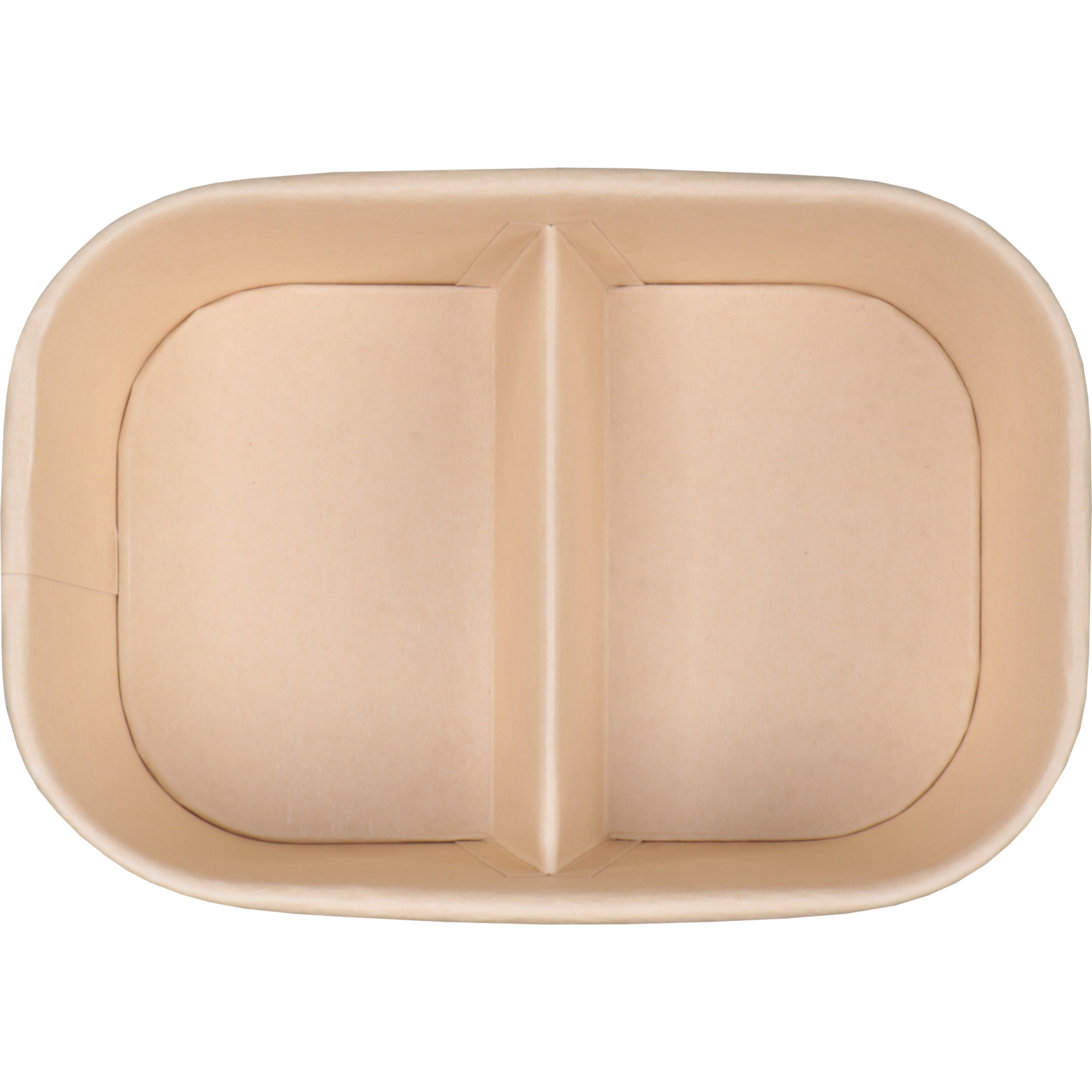 Depa Bak, Bamboepapier + PP, 2-vaks, 700ml, kilobak, 171x118x57mm, bruin