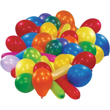 amscan Latexballons Formen & Farben sortiert, 50 Stück