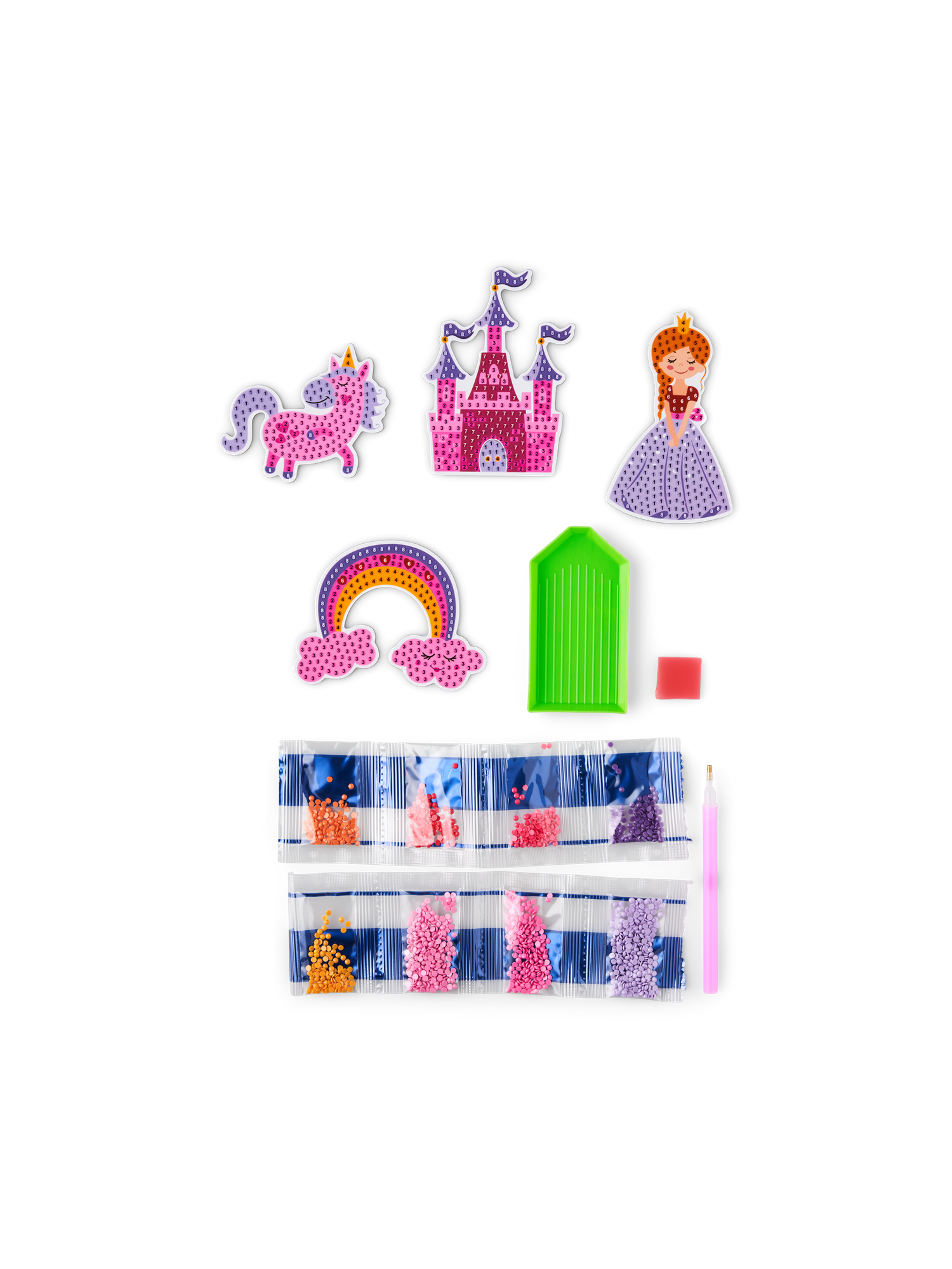 DIY-magneter til diamantmaleri | 4 designs.  | Multi