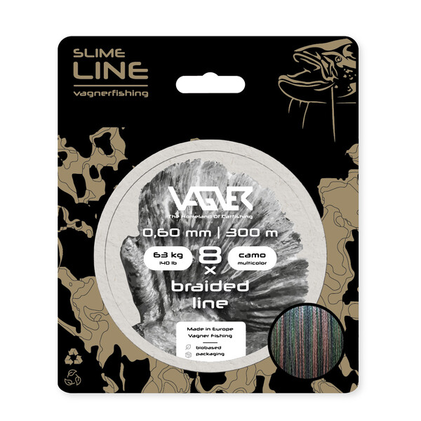 Tresse Silure Vagner Braided Camo Multicolor (300m)