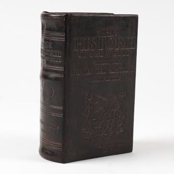2er-Set Buchhüllen 'History', vintage braun von fischer's lagerhaus