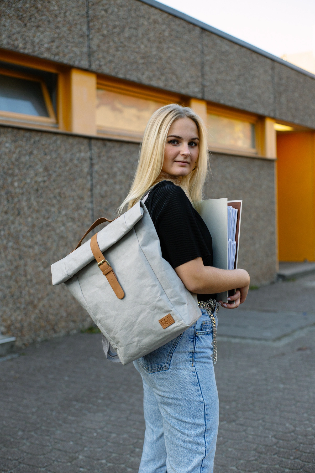 Fitz & Huxley Kraftpapier-Rucksack KRAFT (Typ: 21l)