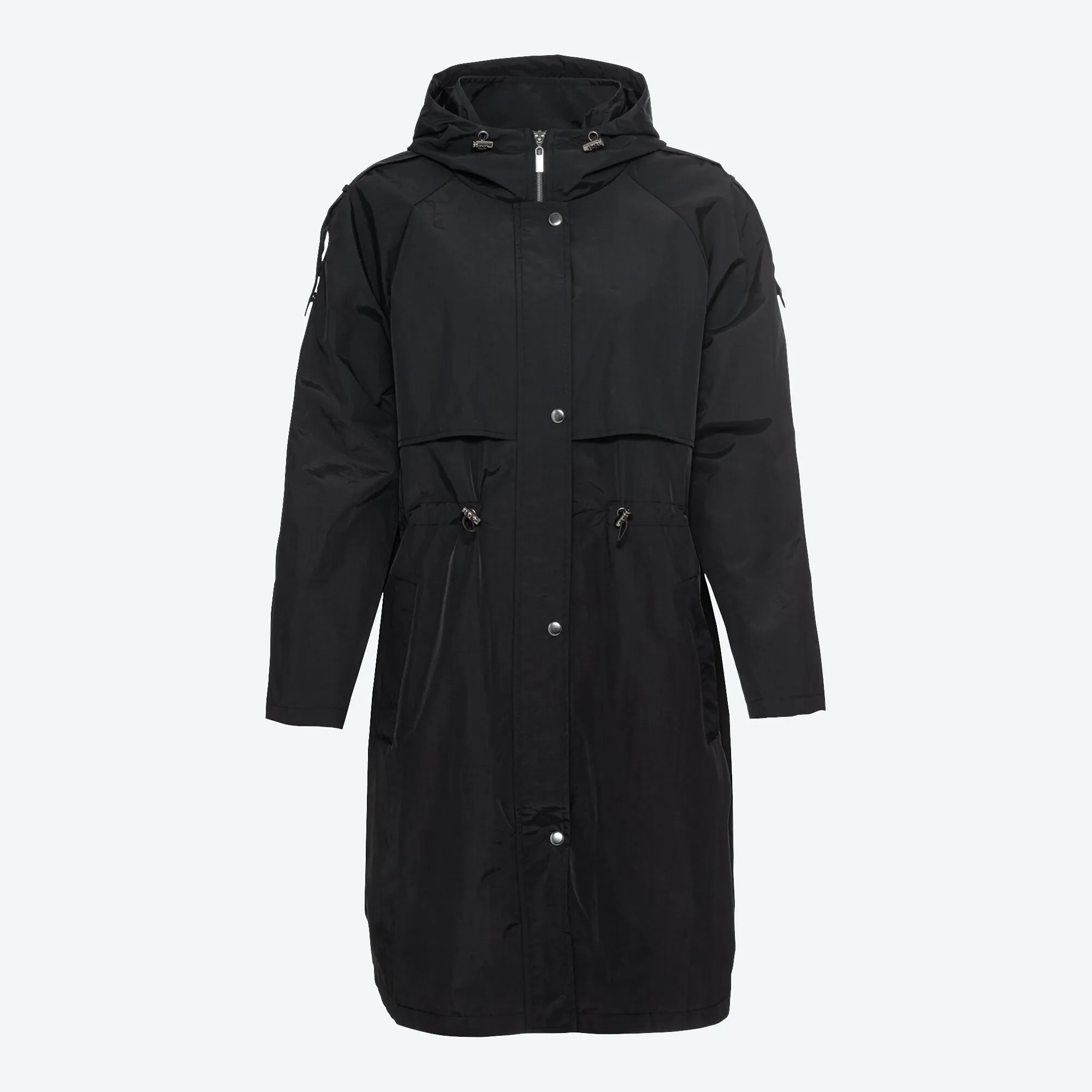 Damen-Trenchcoat mit Kapuze