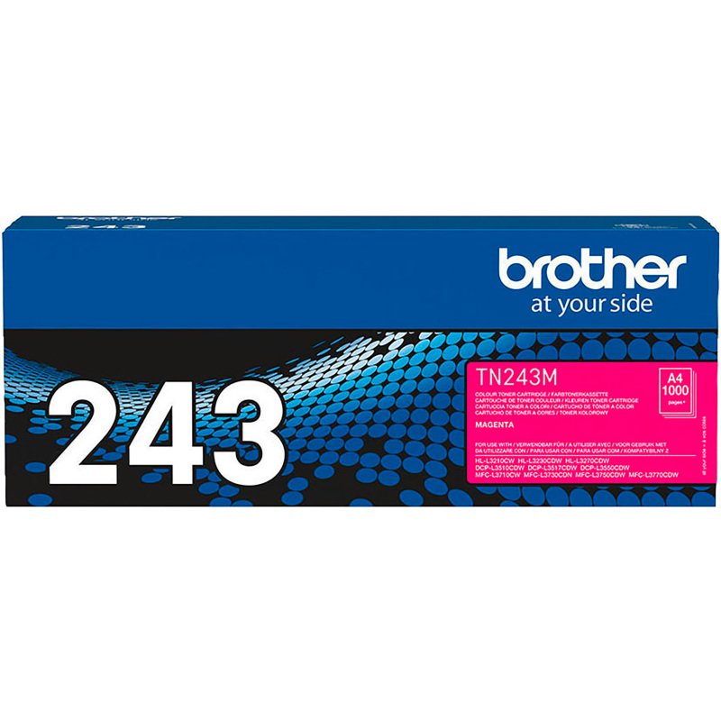 Toner Brother TN243 couleurs séparées pour imprimante laser
