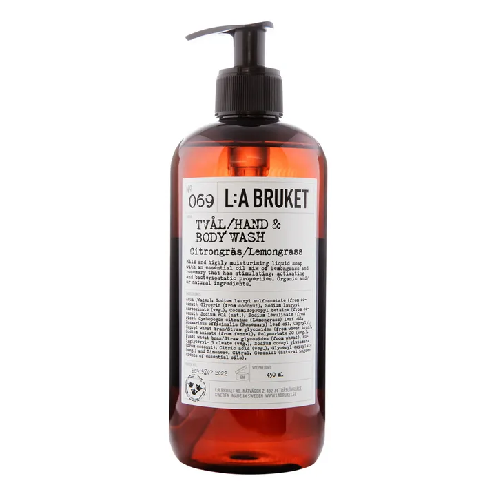 L:A BRUKET Nettoyant mains & corps Citronnelle 069 - 450 ml