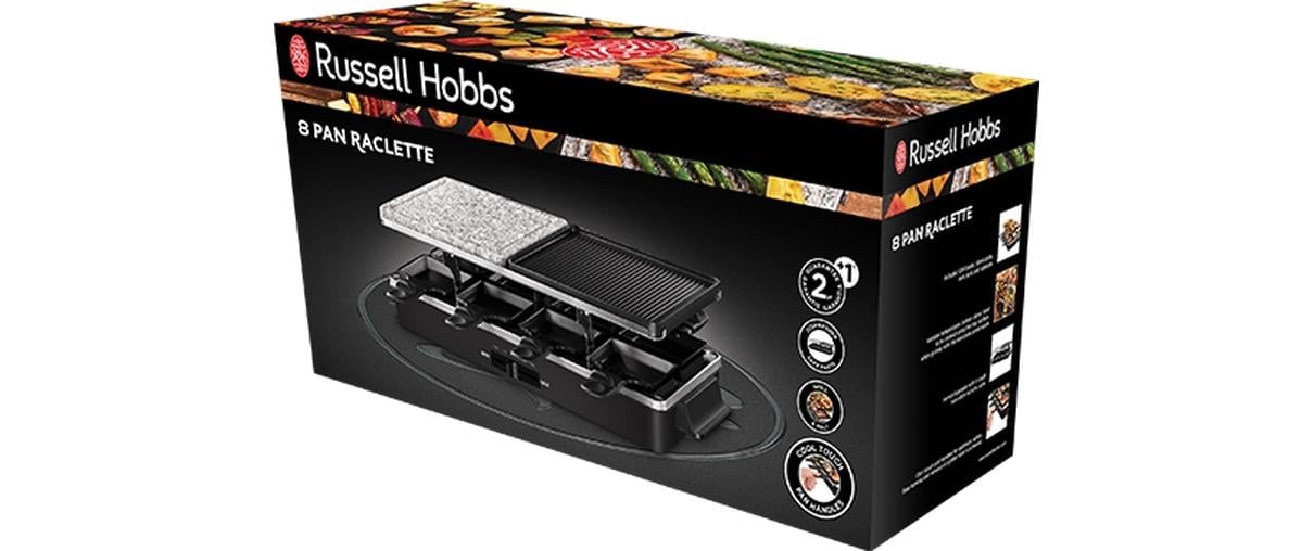 Multi Raclette 3 in 1 8 PersonenRaclettegrill