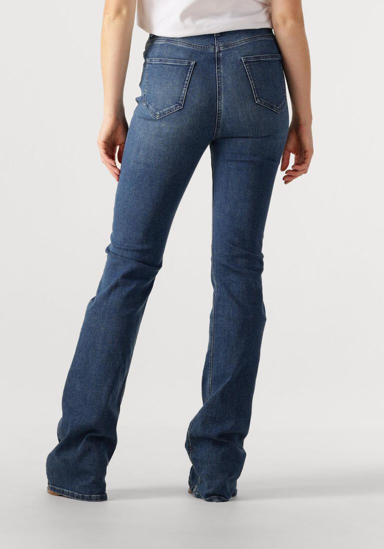 blauwe elisabetta franchi flared jeans jeans trousers