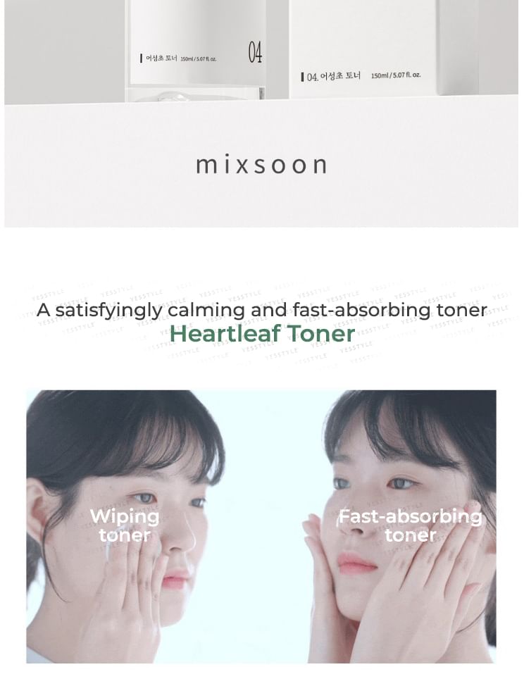 mixsoon - Toner Mini 150ml - 4 Soorten