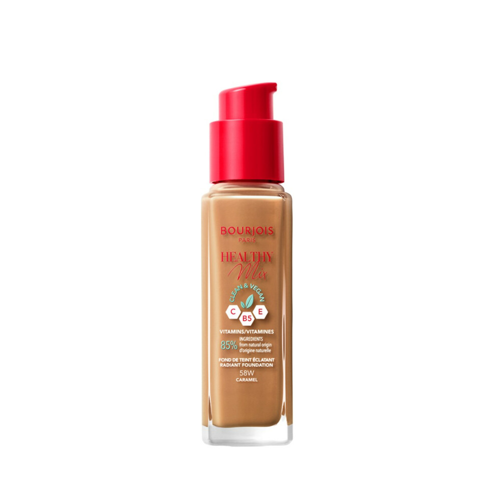 Bourjois Paris Healthy Mix Clean Foundation 058 Caramel30 ml