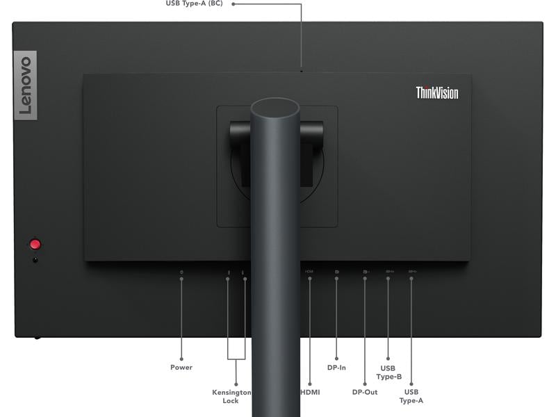 Lenovo Monitor ThinkVision P24q-30 Ergonomischer 23.8
