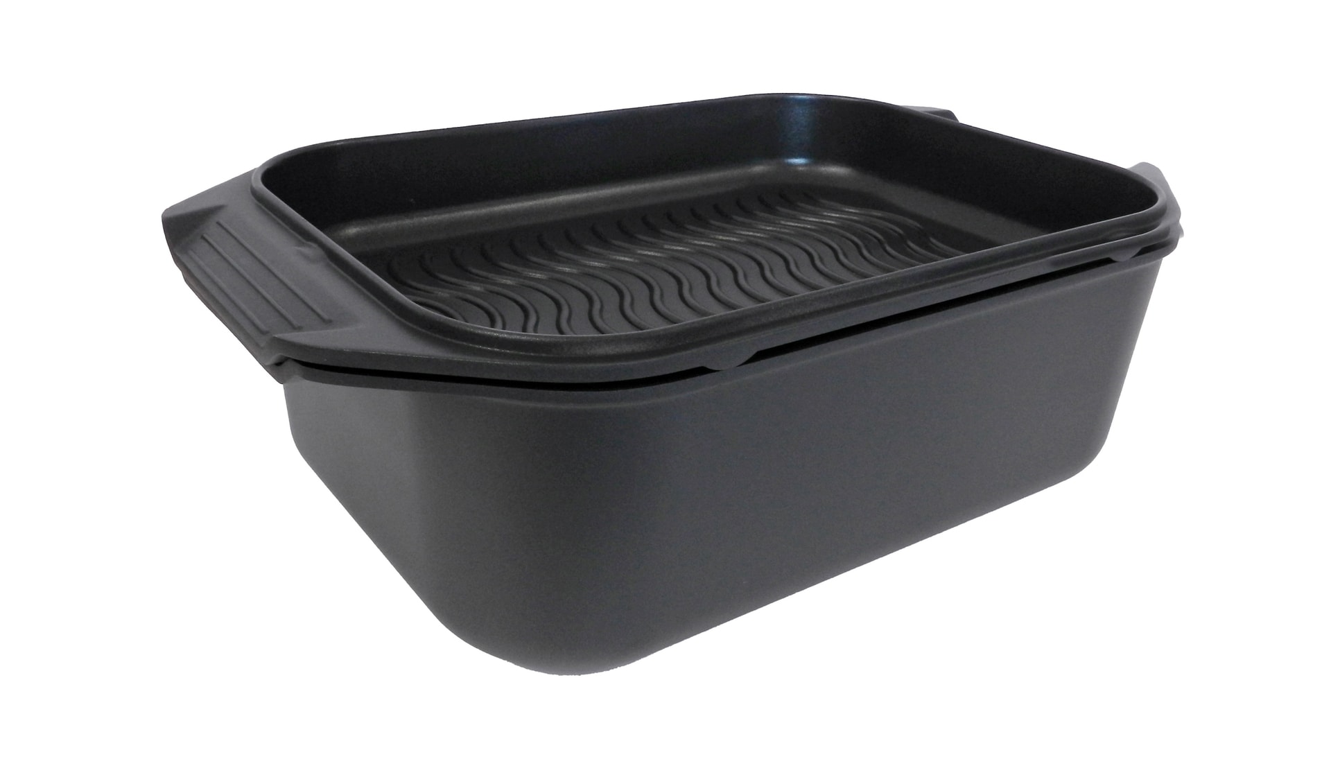 ELO Rechteckbräter KARREE 42x26 cm Aluguss schwarz
