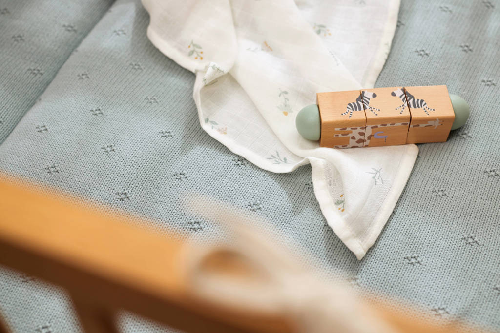 boxkleed Cosy Knit - Sea Green