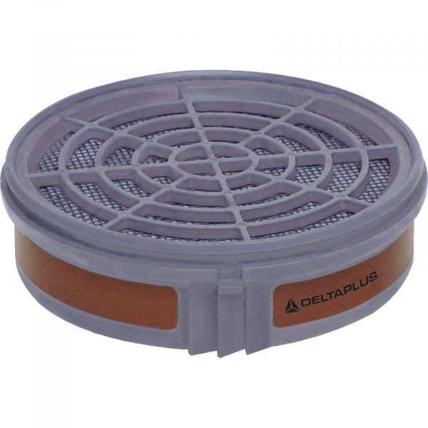 Deltaplus Kit de 2 Filtros A1 para Meia-mascara Serie M6000 Jupiter Cinzento sem Tamanho