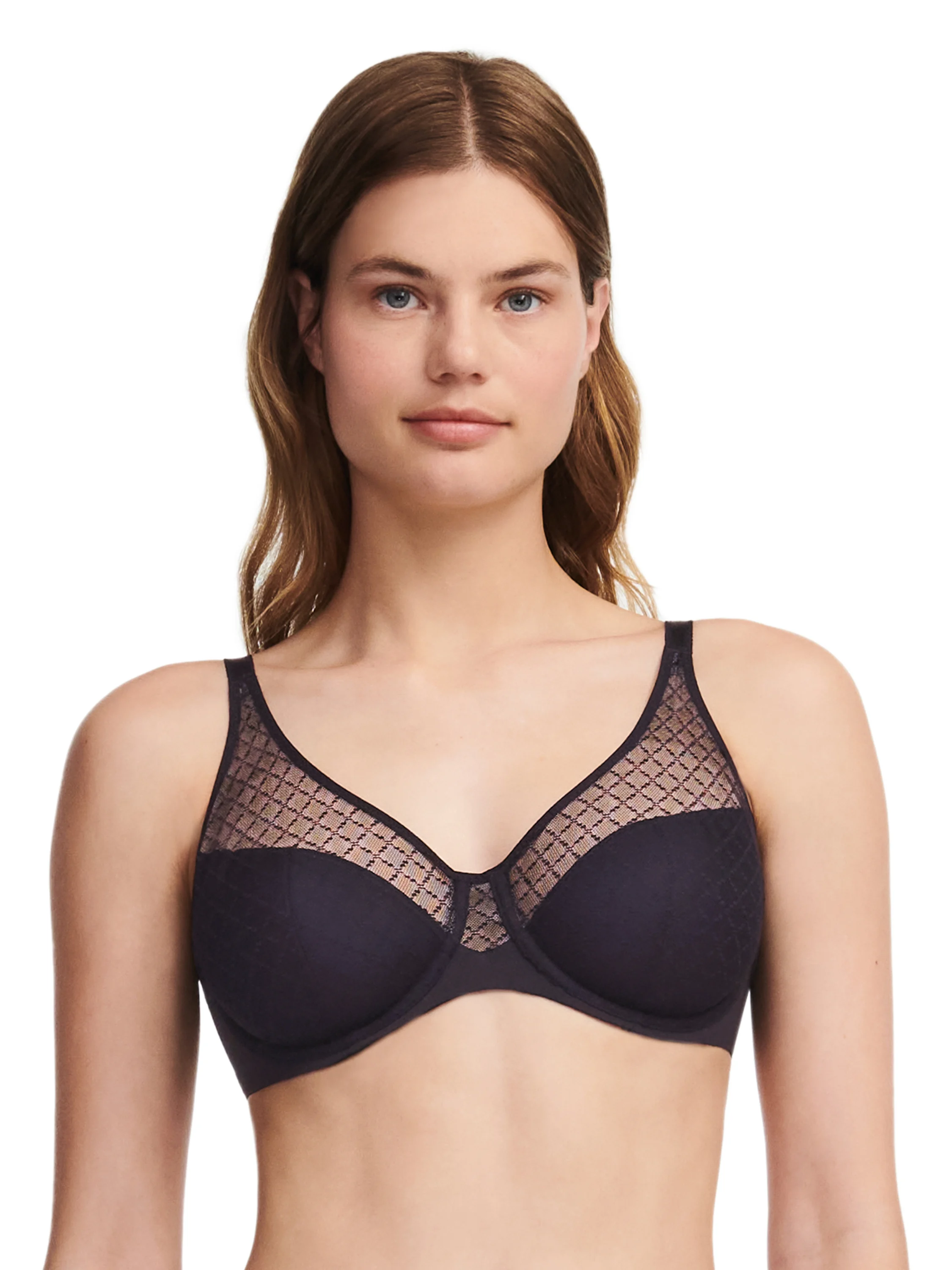 NORAH CHIC - Soutien-gorge moulé emboîtant en dentelle | Noir