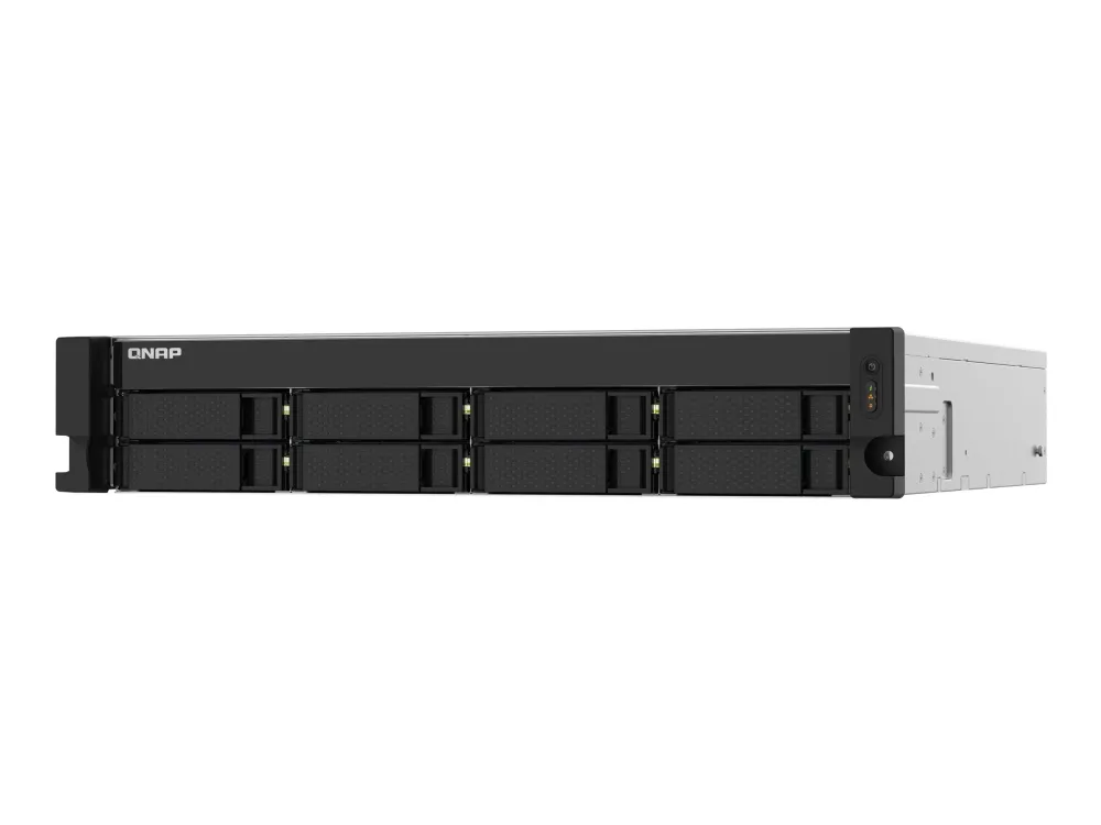 [OUTLET] - QNAP TS-832PXU - NAS-server - 8 bays - rackversion - SATA 6Gb/s - RAID RAID 0, 1, 5, 6, 10, 50, JBOD, 60 - RAM 4 GB - Gigabit Ethernet / 2.5 Gigabit Ethernet / 10 Gigabit Ethernet - iSCSI support - 2U