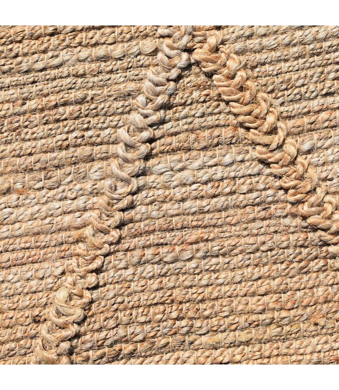 Tapis kilim KL JUTE LOSANGE en jute fait main Care&Fair