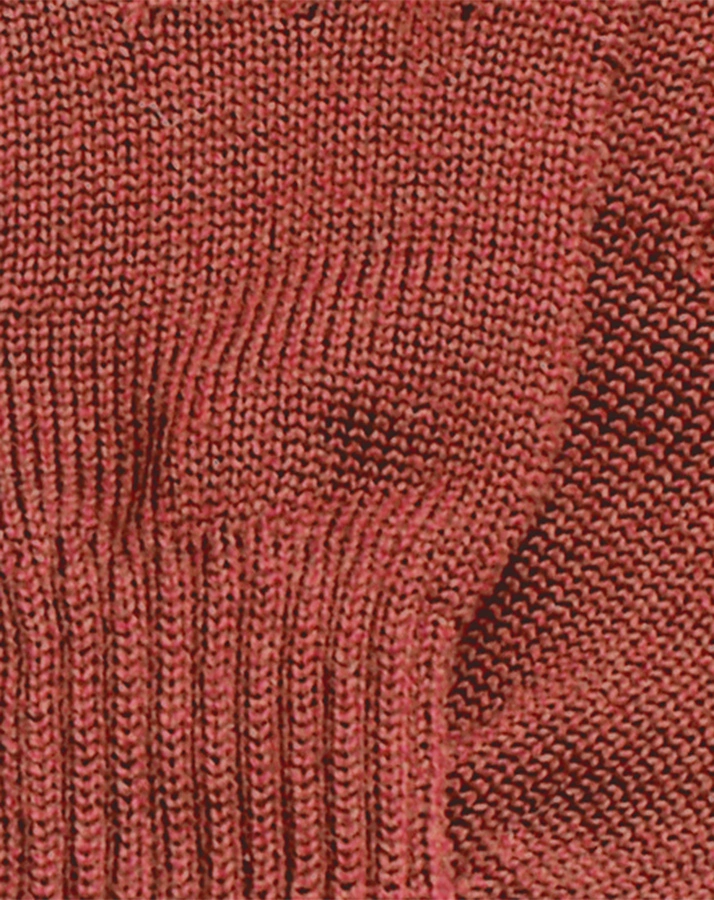 Woll-Fingerhandschuhe WILL - SAISON in rosewood