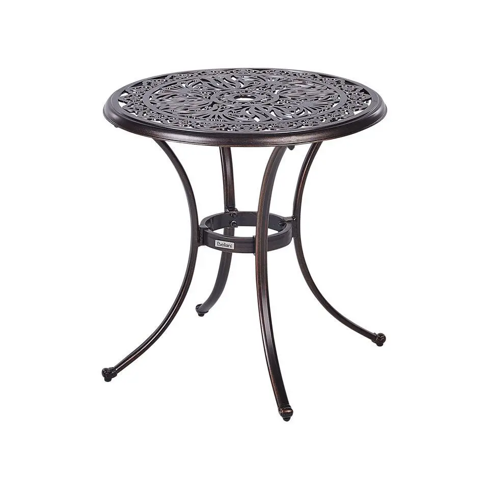 ANDALO - Tuintafel - Bruin - Aluminium