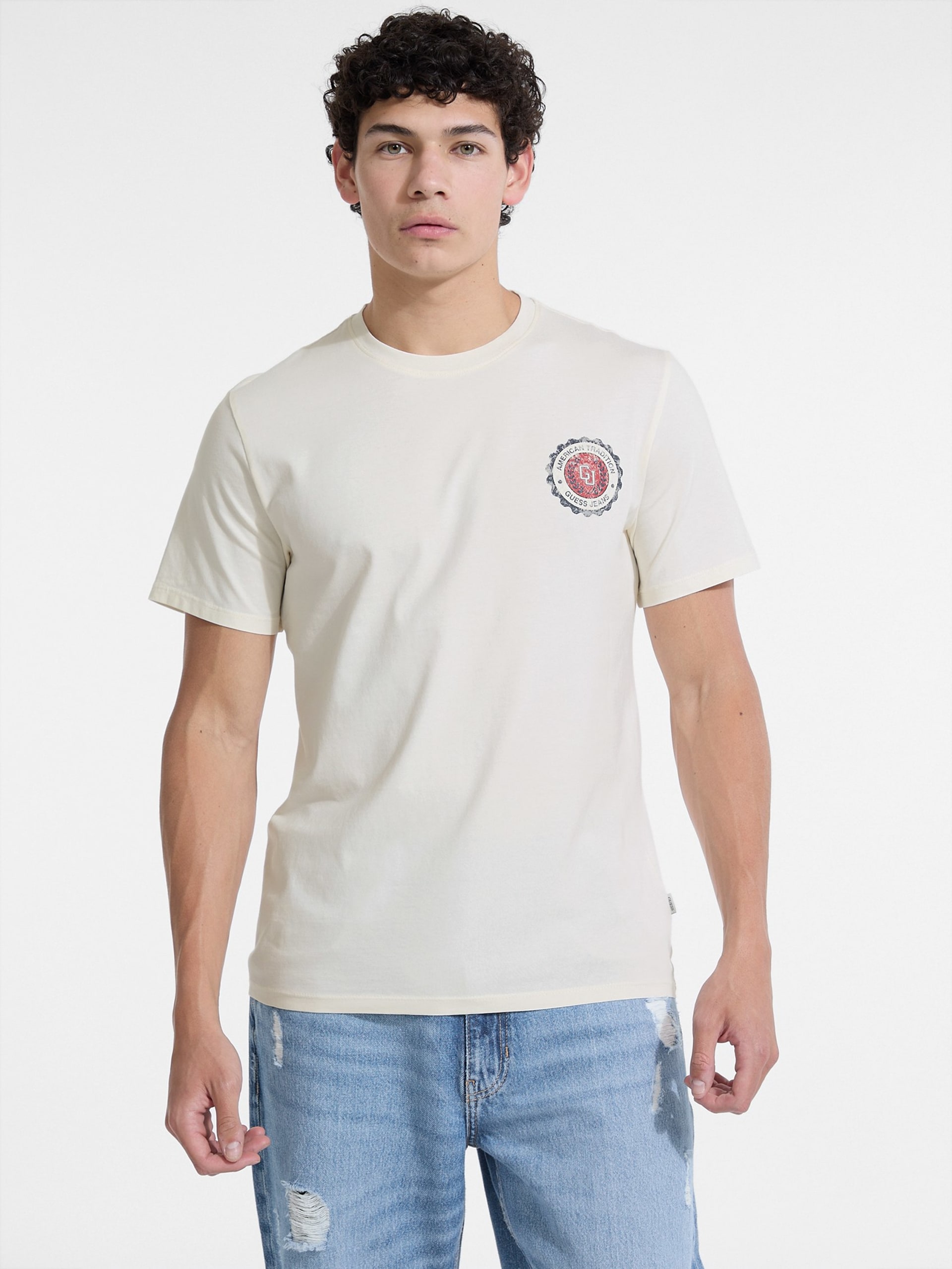 Camiseta Slim com Logo