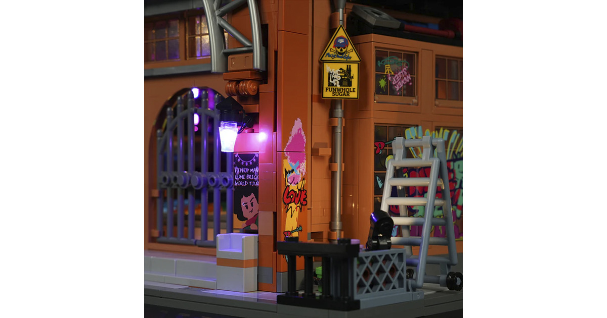 LumibricksStreet Fusion - Factory House of Music Constructiespeelgoed  (F9068)
