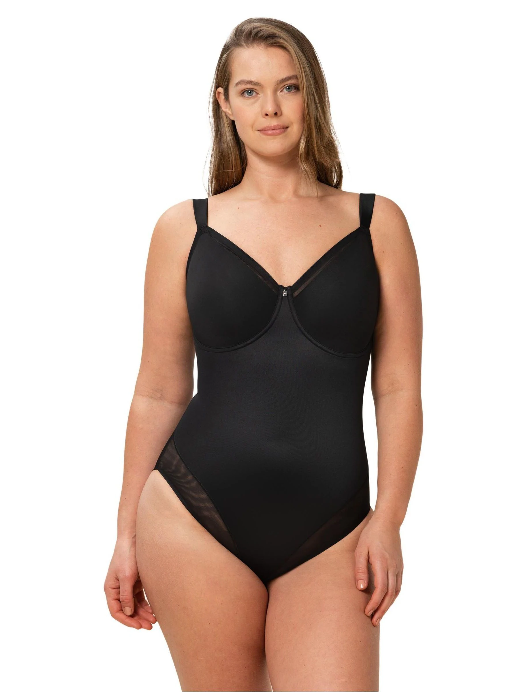 Zwart - Triumph - True Shape Sensation - Vormgevende body met beugel