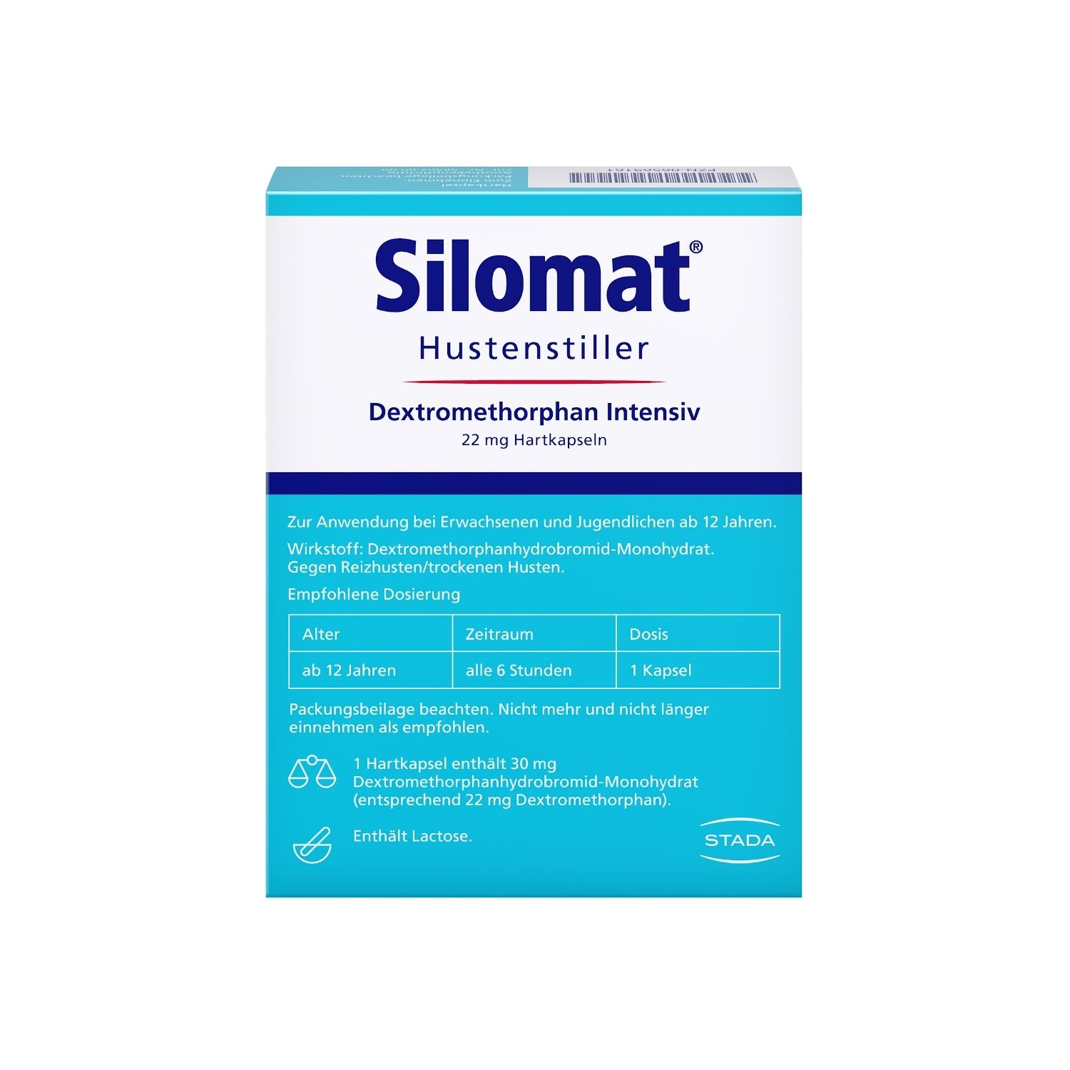 SILOMAT Hustenstiller Dextromethorphan Intensiv Hartkapseln, gegen Reizhusten