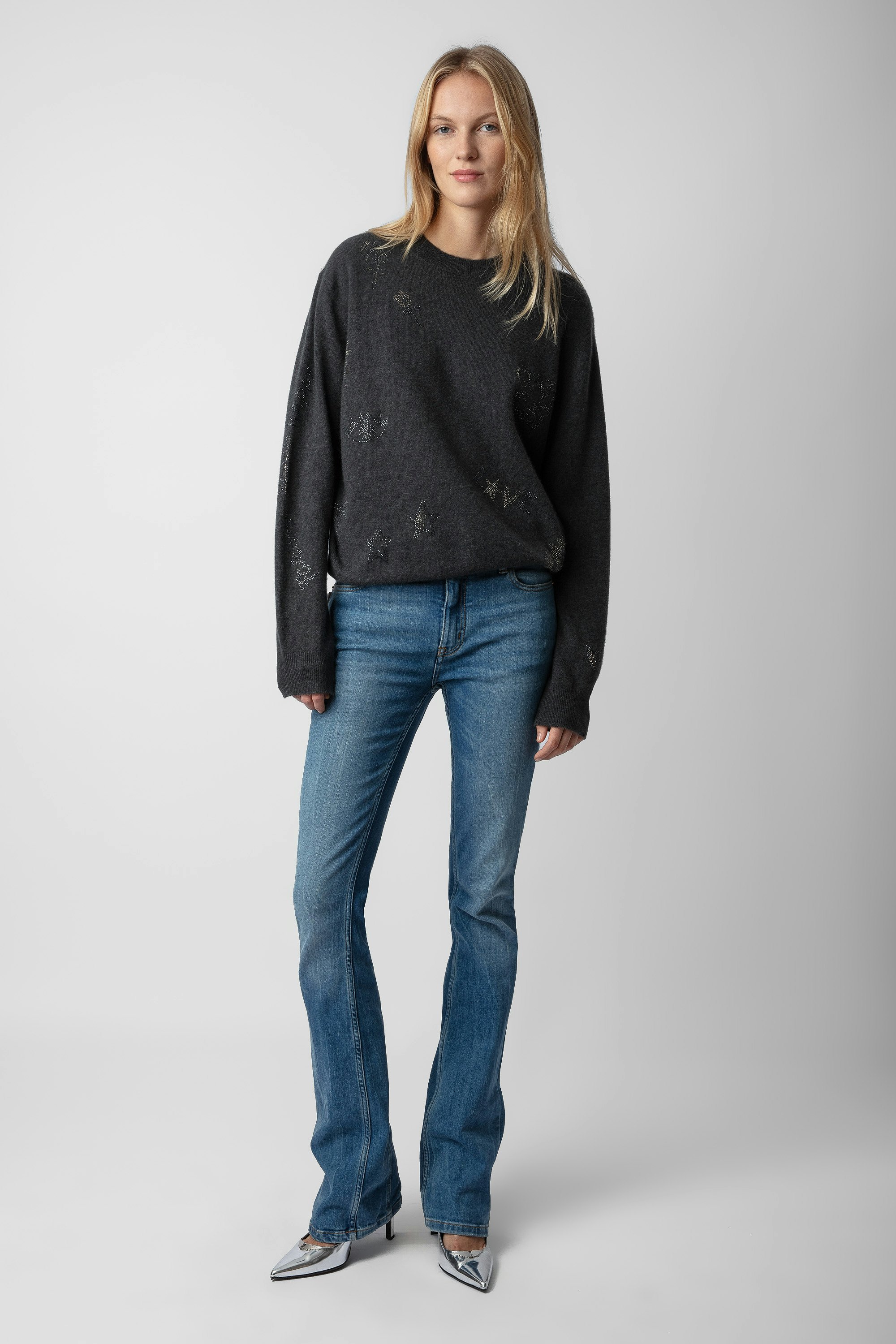 Pull Pravis Cachemire Strass