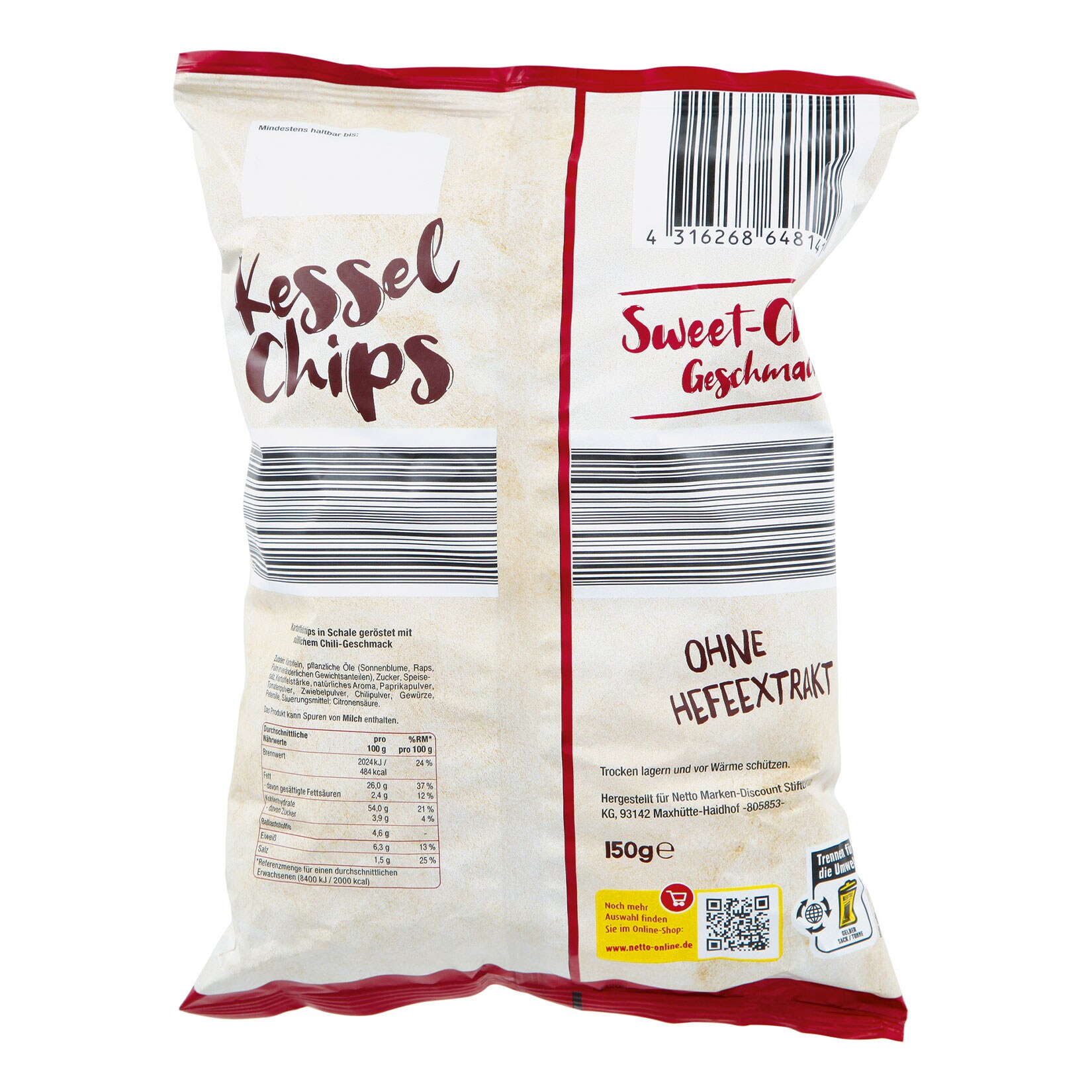 Clarkys Kesselchips 150 g, verschiedene Sorten, 10er Pack