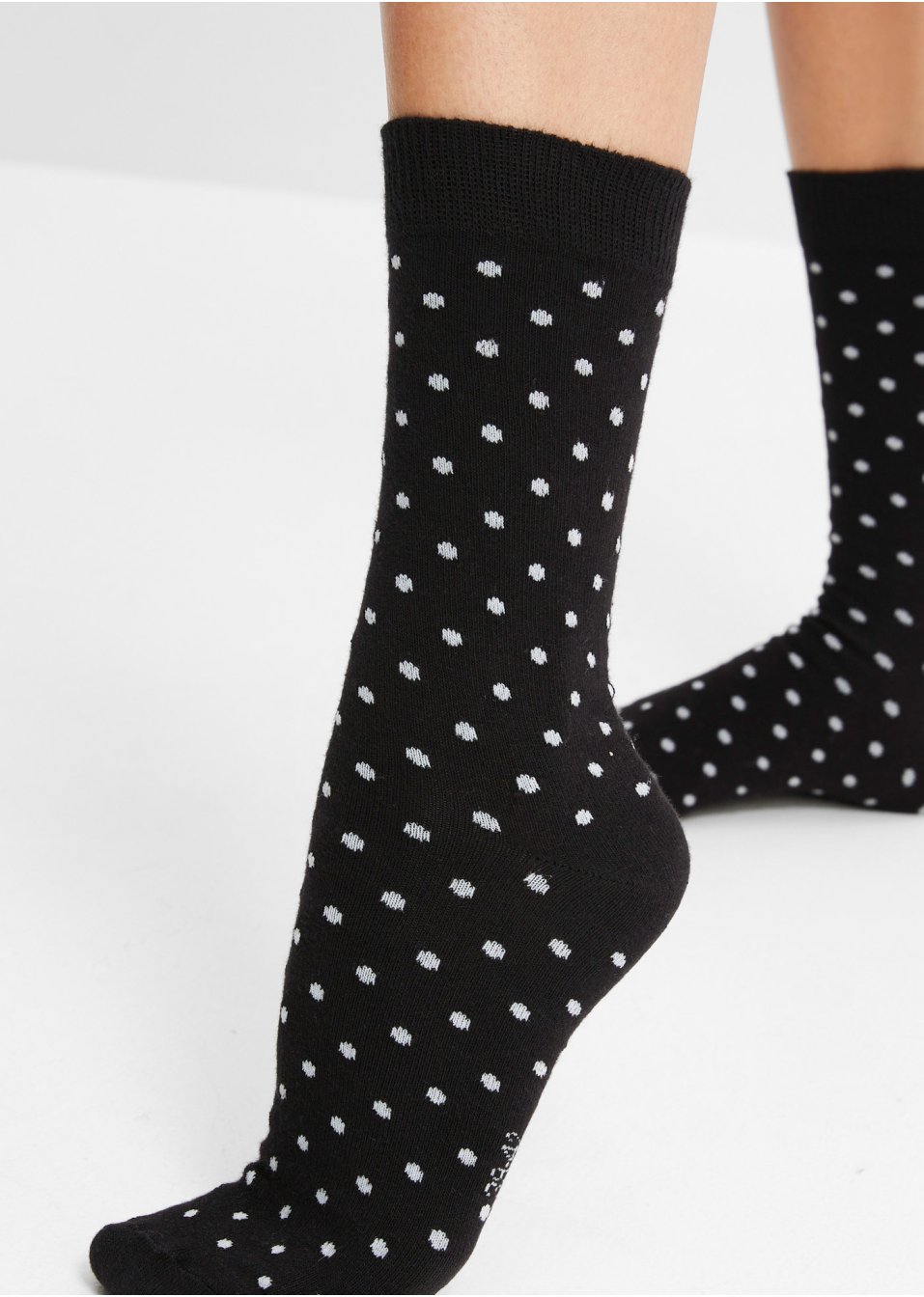 Lot de 5 paires de chaussettes bord non comprimant avec coton