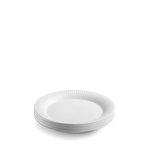 Kähler Hammershøi 4-pak Frokosttallerken, White, Ø22 cm