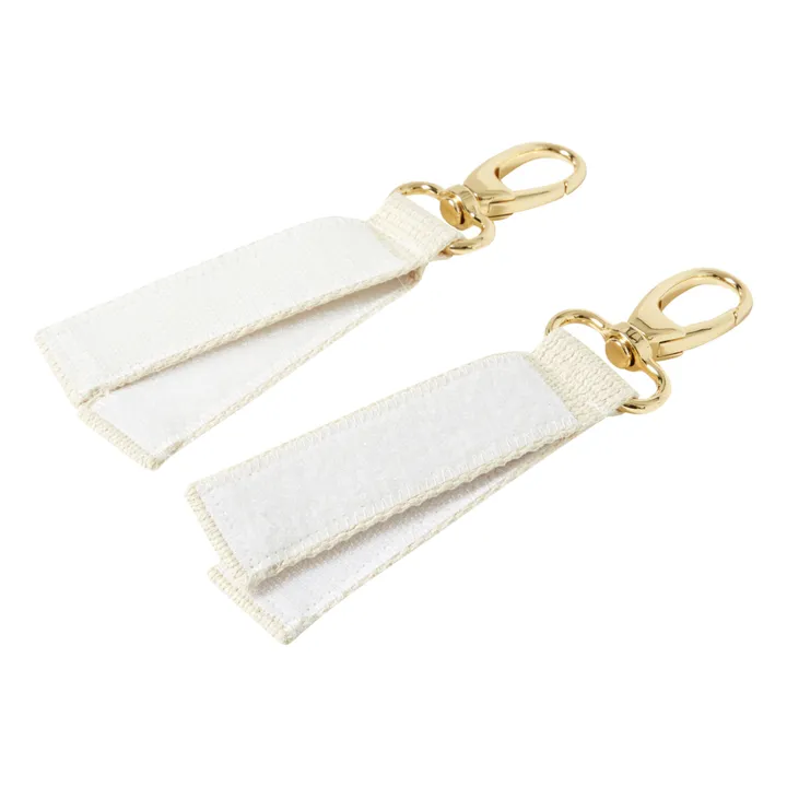 Adorna Attaches poussette pour cabas | Ecru