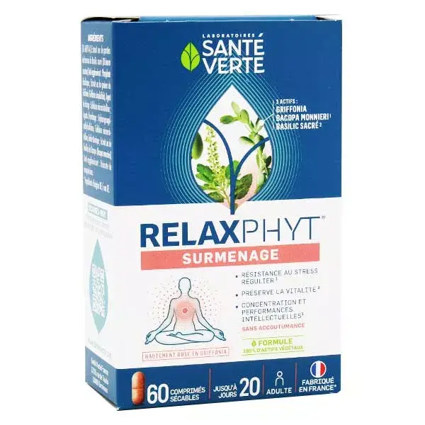 Santé Verte Relaxphyt Overwork 60 comprimidos
