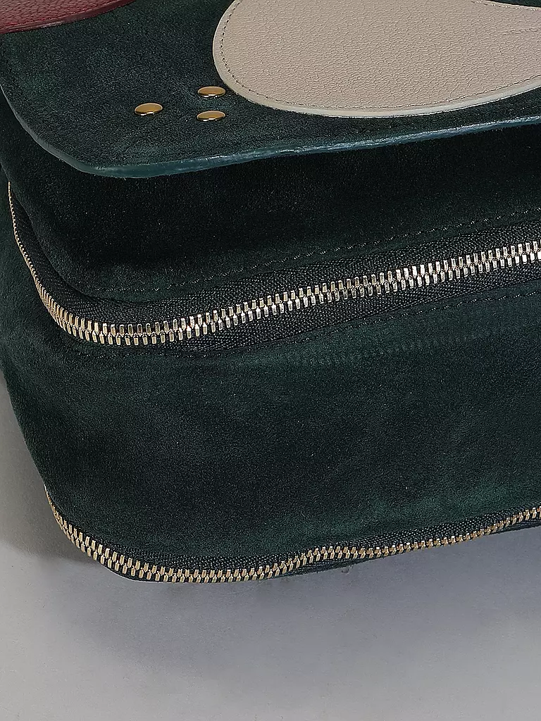 JEROME DREYFUSS Ledertasche - Umhängetasche BOBI S  petrol