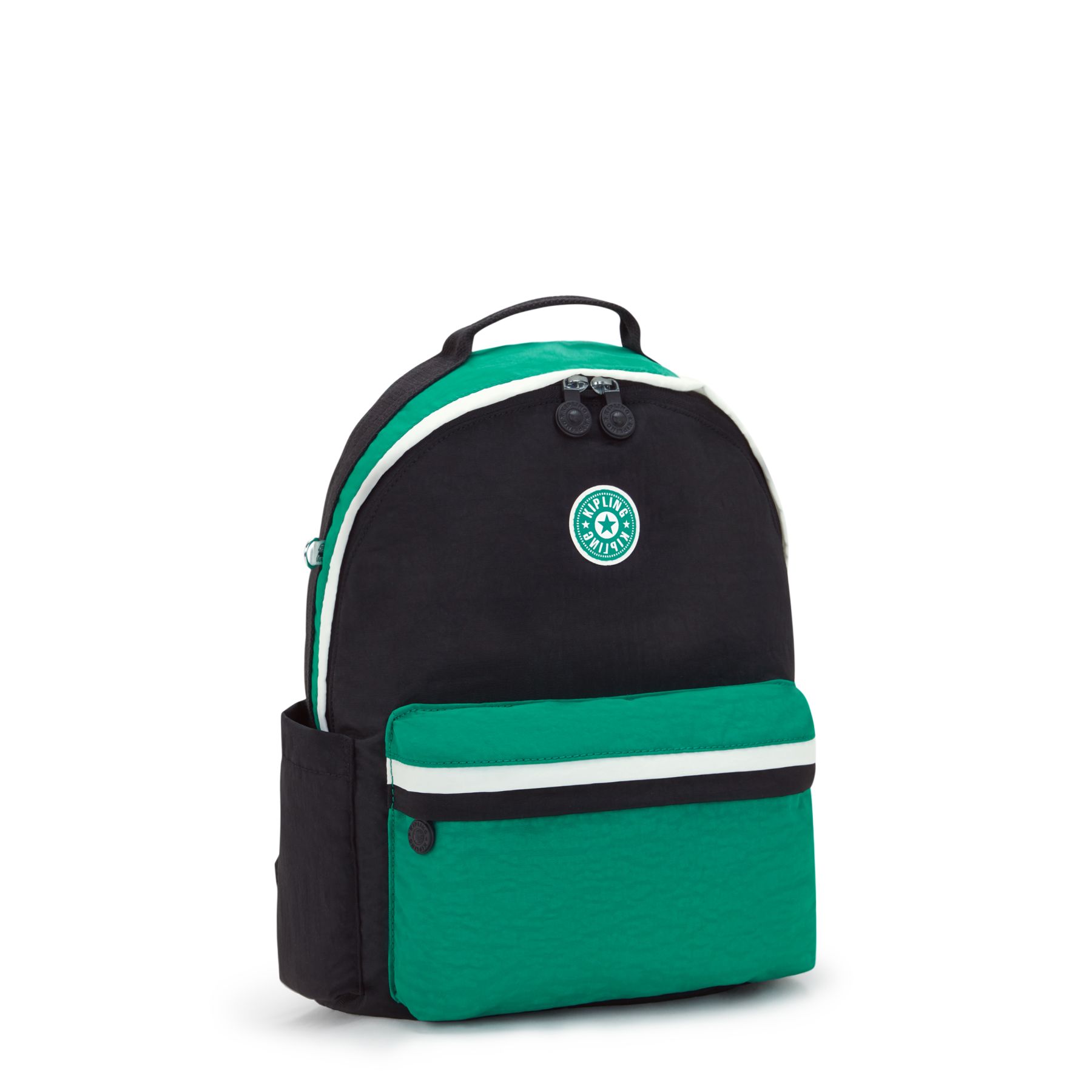 DAMIEN M Grand sac à dos avec bretelles rembourrées - Deep Green Black Block