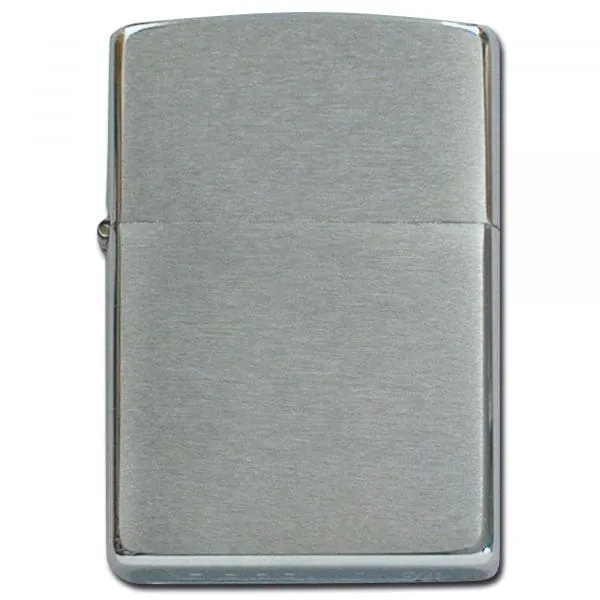 Zippo -  Zippo Feuerzeug chrom gebürstet