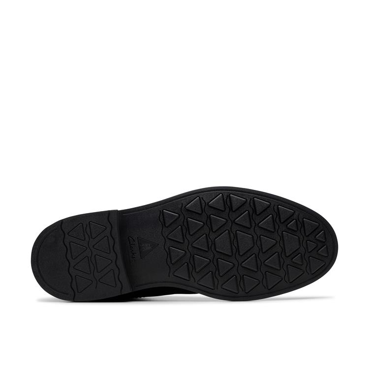 Clarks Newford Mid Wijdte G black leather