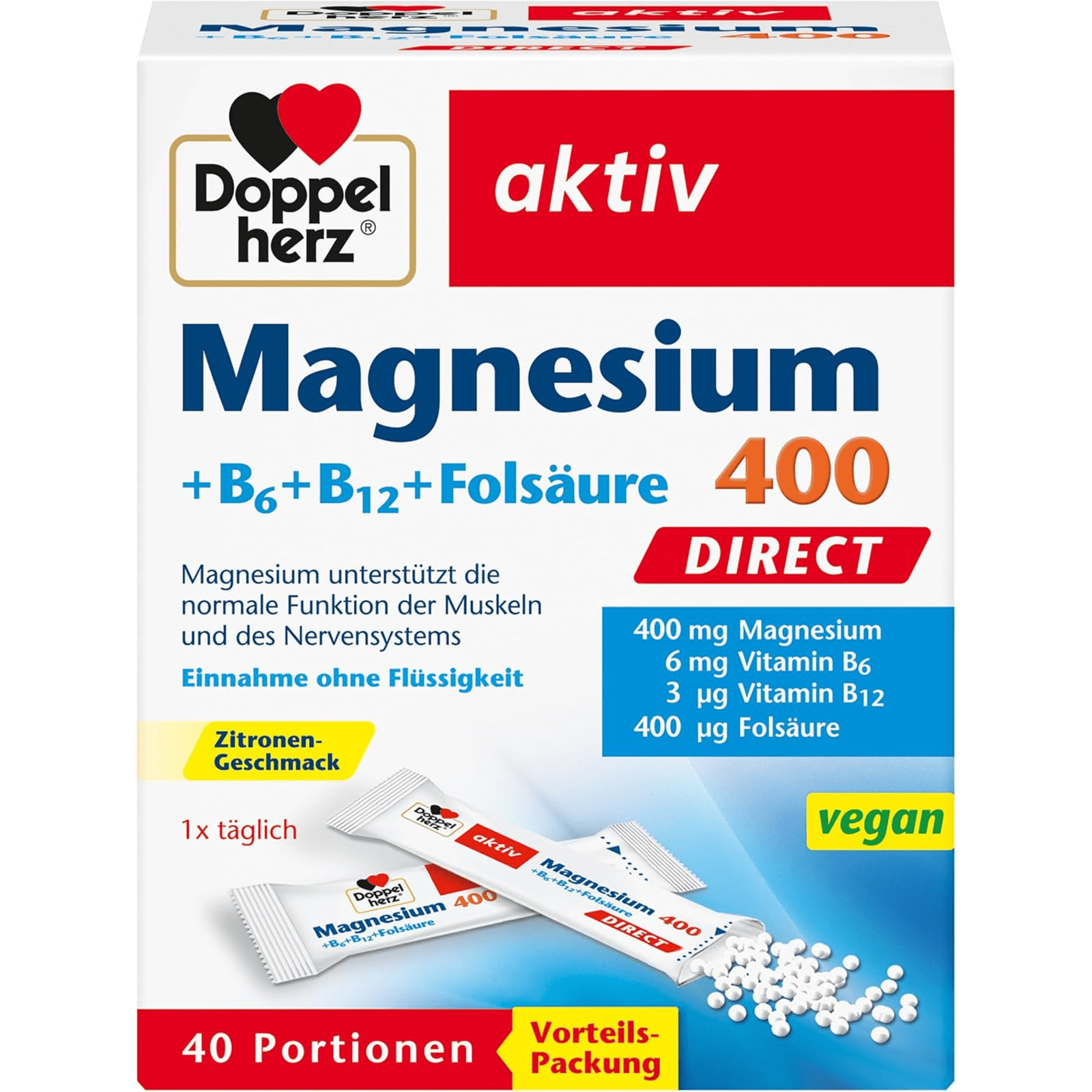 Magnesium 400 direct (40x1,2g)