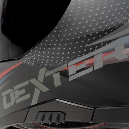 Casque Dexter ELEVEN STRANGER - Noir / Rouge